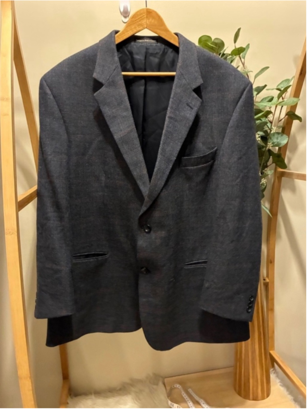 Vintage Oscar De La Renta Men’s 100% Virgin Wool Blazer